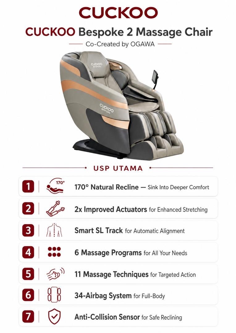 Cuckoo Bespoke 2 Massage Chair